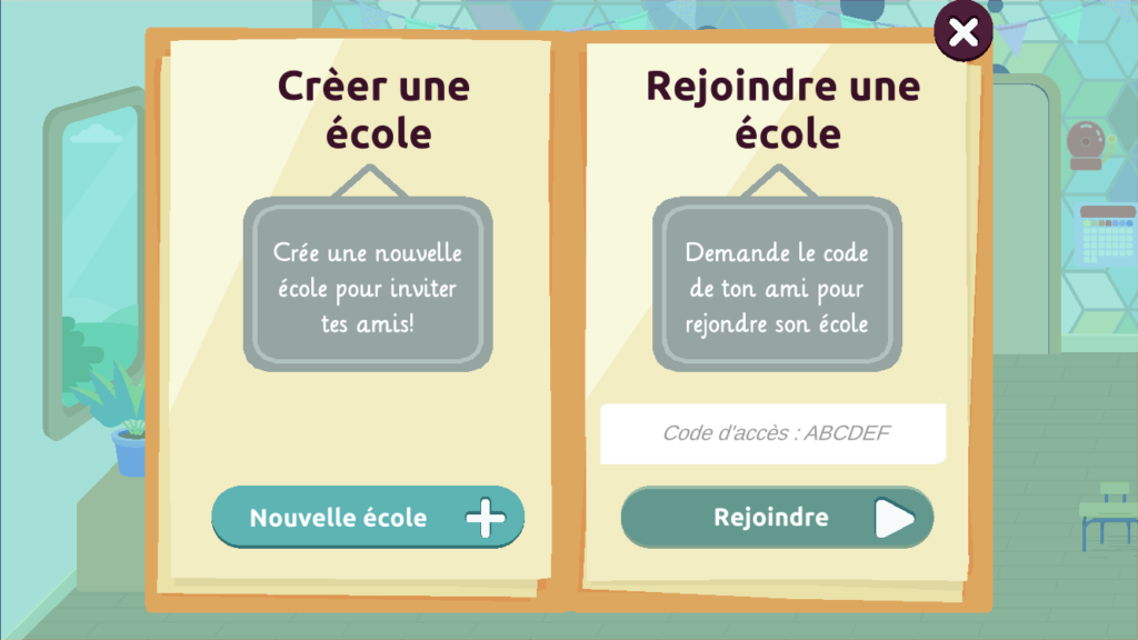 rejoindre une école - nouveauté