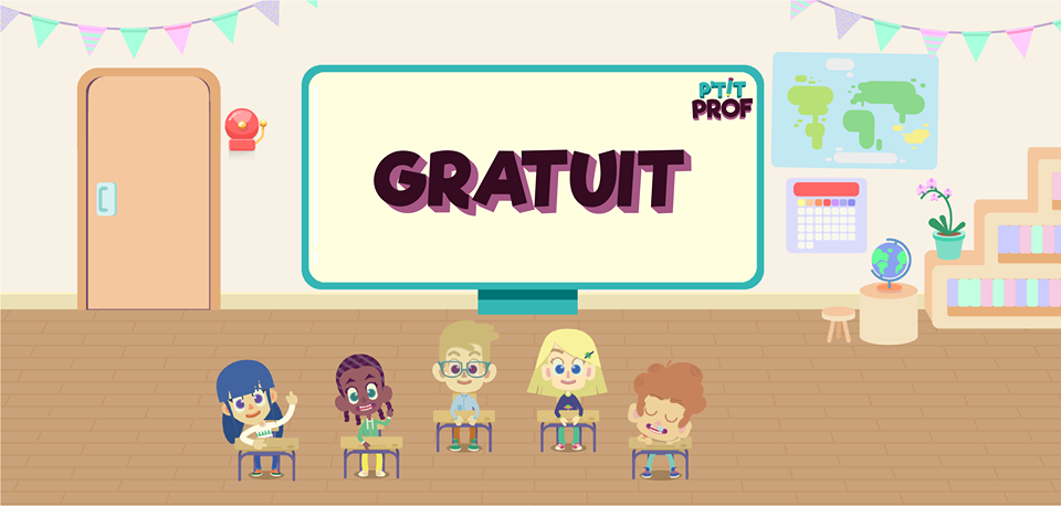 Application P'tit Prof - tous les contenus gratuits